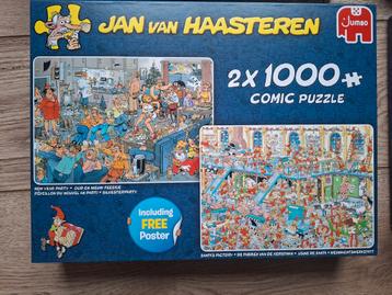 Jan van Haasteren 2in1 Puzzel: Oud & Nieuw + Kerstman beschikbaar voor biedingen