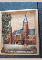 Middelburg Abdij Abdy antieke reliëf tegel, Ophalen of Verzenden