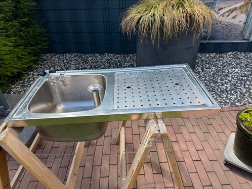 Lekblad met spoelbak, manceve, thuistap, bar, lekbak, Hobby en Vrije tijd, Feestartikelen, Ophalen of Verzenden