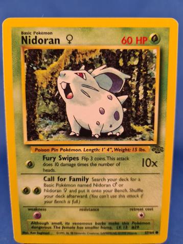 Nidoran  57/64 - Jungle beschikbaar voor biedingen