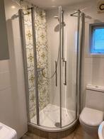Gratis afhalen. Douchecabine+douchebak 80x80, Ophalen, Gebruikt, Douche