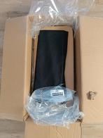 Lichtdoorlatend Woven gordijn Grafietgrijs 75 x 251,5 nieuw, Ophalen, 200 cm of meer, Zwart, Nieuw