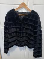 Bontjasje zwart drukknopen, Kleding | Dames, Zwart, Maat 42/44 (L), Ophalen of Verzenden, Gedragen