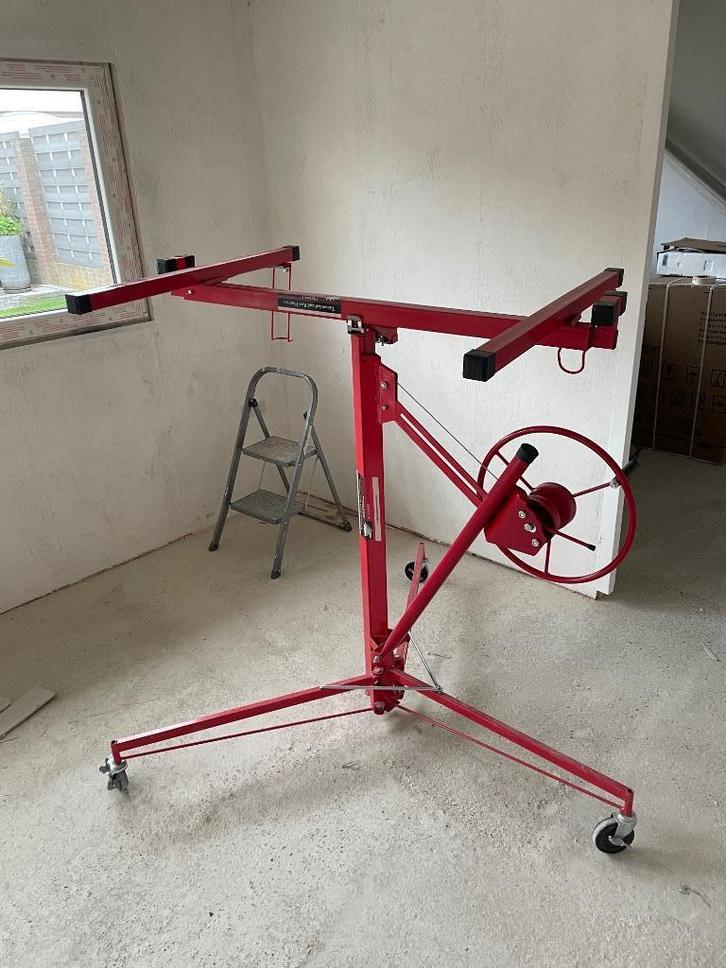 Gipsplatenlift TE HUUR, Doe-het-zelf en Verbouw, Lieren en Takels, Zo goed als nieuw, Handmatig, Ophalen