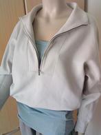 Yaya grijze sportieve trui met rits L, Verzenden, Maat 42/44 (L), Yaya, Grijs