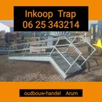 Inkoop trap stalen bordestrap stalentrap magazijn trap, Verzenden, 2 tot 4 meter
