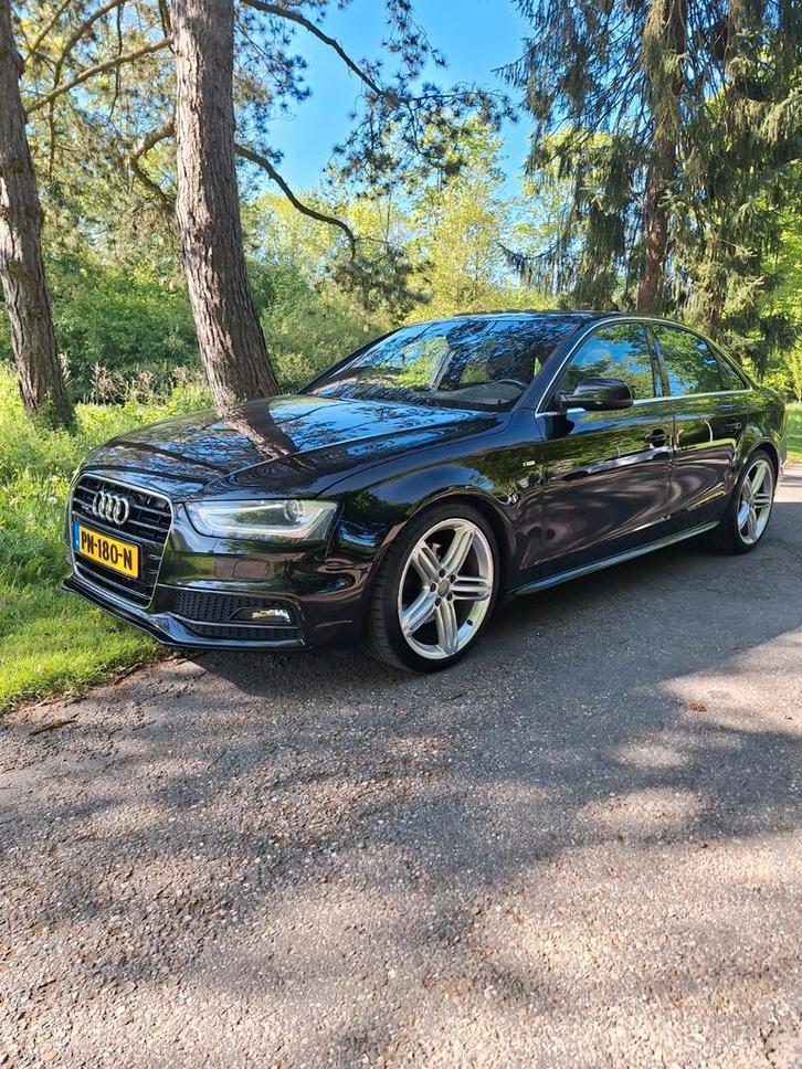 Audi A4 2.0 TDI 140KW Quattro S-tr 2015 Zwart, Auto's, Audi, Particulier, A4, ABS, Adaptieve lichten, Airbags, Airconditioning