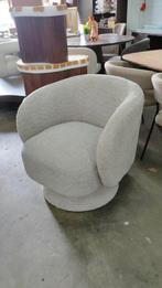 ⚠️LET OP⚠️Eleonora Fauteuil Balou Boucle stof Beige B-keuze!, Ophalen, Nieuw, Metaal, Scandinavische