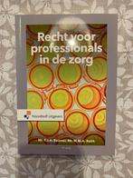 Recht voor professionals in de zorg, Ophalen of Verzenden, Zo goed als nieuw, HBO, Diverse auteurs