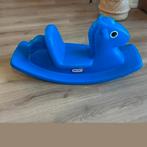 Leuke blauwe hoppelpaard zo goed als nieuw!, Kinderen en Baby's, Speelgoed | Buiten | Speeltoestellen, Ophalen, Zo goed als nieuw
