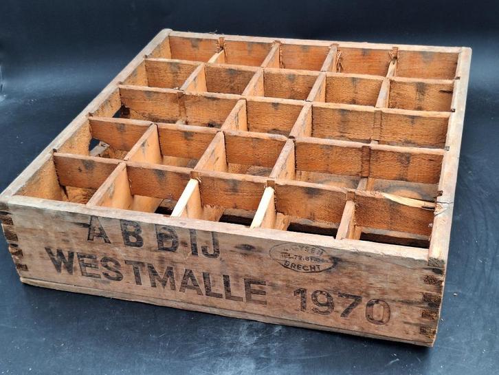 oude bierbak Abdij Westmalle, 1970, Antiek en Kunst, Curiosa en Brocante, Ophalen of Verzenden