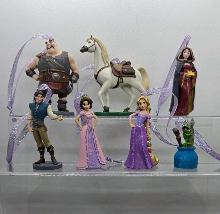 Disney prinses Rapunzel set kerst ornamenten ornament, Verzamelen, Disney, Nieuw, Ophalen of Verzenden