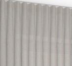 Gordijn kleur zilver, Huis en Inrichting, Stoffering | Gordijnen en Lamellen, Ophalen, 200 cm of meer, Wave model, Nieuw