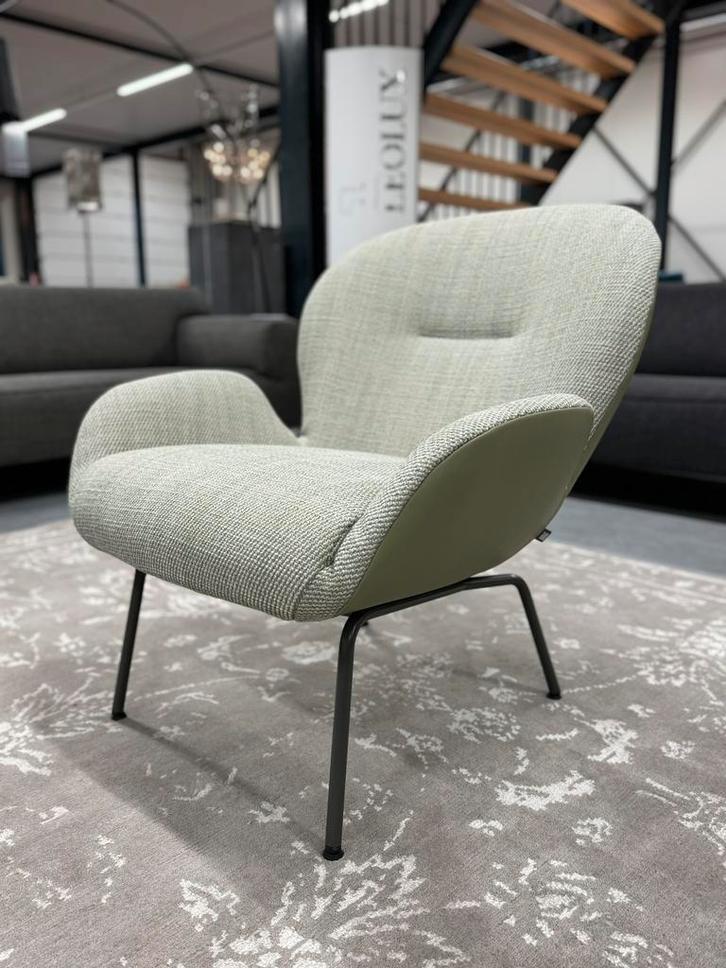 Nieuw Rolf Benz 594 Fauteuil groen leer stof Design stoel, Huis en Inrichting, Fauteuils, Nieuw, Stof, 50 tot 75 cm, 75 tot 100 cm