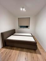 Karlsson Boxspring 160x200 Bruin, Huis en Inrichting, Ophalen, Bruin, Tweepersoons, Zo goed als nieuw