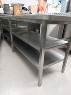 Werkbank rvs horeca in maten 210 220 250 en 280 lang, Doe-het-zelf en Verbouw, Werkbanken, Ophalen of Verzenden, 170 cm of meer