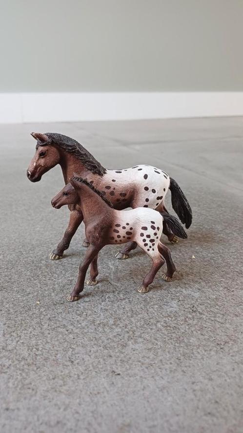 Schleich paard met veulen, Dieren en Toebehoren, Reptielen en Amfibieën