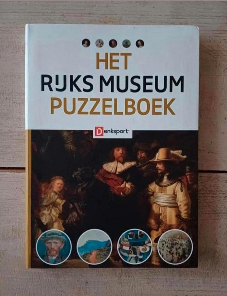 Denksport - Het Rijksmuseum puzzelboek, Hobby en Vrije tijd, Denksport en Puzzels, Zo goed als nieuw, Ophalen of Verzenden