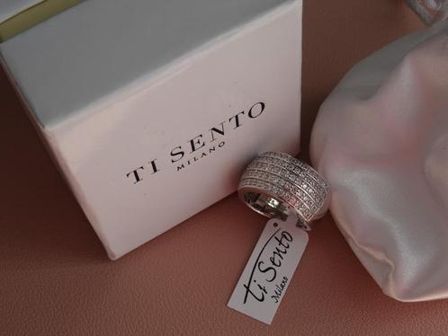 SCHITTERENDE TI SENTO RING - LEUK OM TE GEVEN - OP=OP, Sieraden, Tassen en Uiterlijk, Ringen, Nieuw, Dame, Kleiner dan 17, Overige kleuren