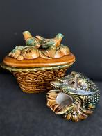 Majolica kreeft figurine, Antiek en Kunst, Antiek | Keramiek en Aardewerk, Ophalen of Verzenden