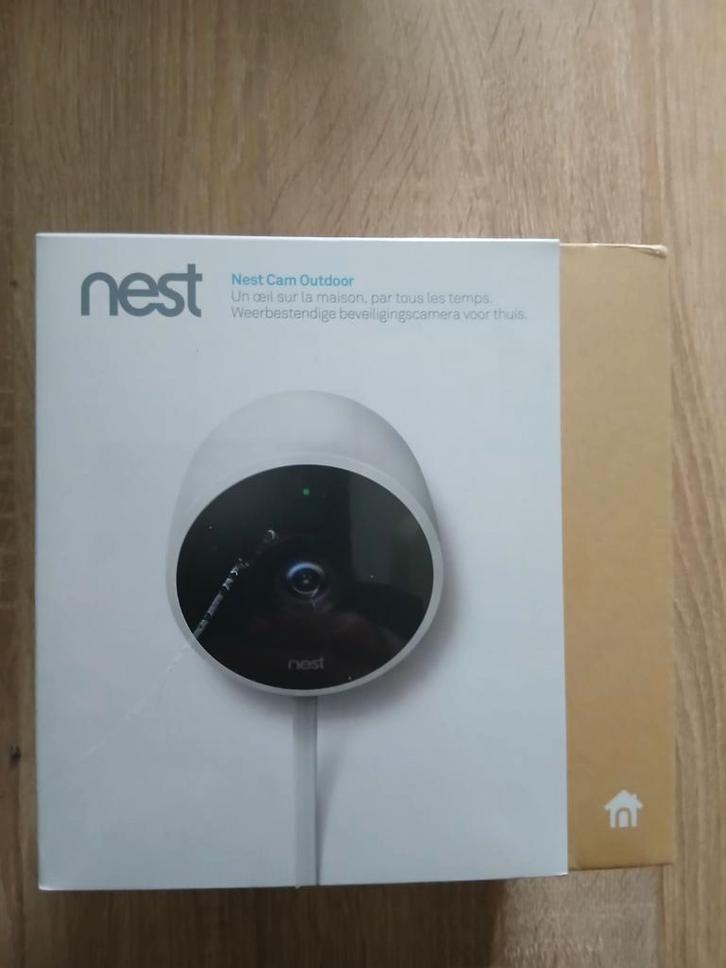 Nest Cam Outdoor, Audio, Tv en Foto, Videobewaking, Nieuw, Buitencamera, Ophalen of Verzenden
