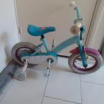 12 inch kinderfietsje/ meisjesfietsje  frozen 10€, Ophalen, Gebruikt, Minder dan 16 inch, Zijwieltjes