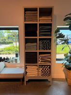 Hoge houten open kast, Huis en Inrichting, Kasten | Boekenkasten, Ophalen, Zo goed als nieuw, 25 tot 50 cm