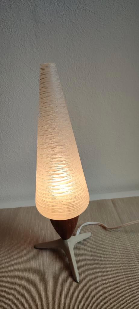 Herda Tafellamp melkglas ''50 Fifties Vintage Retro, Huis en Inrichting, Lampen | Overige, Gebruikt, Ophalen of Verzenden