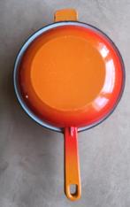 Le Creuset - tarte tatin of twee in één, Gebruikt, Gietijzer, Overige typen, Ophalen of Verzenden