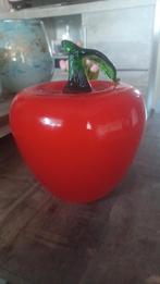 Grote murano appel/tomaat glas kunst decoratie, Antiek en Kunst, Ophalen of Verzenden