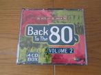Back To The 80's Volume 2 1997 Sony 489301-2 Holland 4CD Box, Cd's en Dvd's, Ophalen, Gebruikt, Pop, Boxset