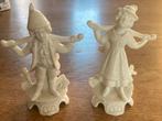 Porseleinen beeldjes van een jongen en een meisje, Antiek en Kunst, Ophalen of Verzenden