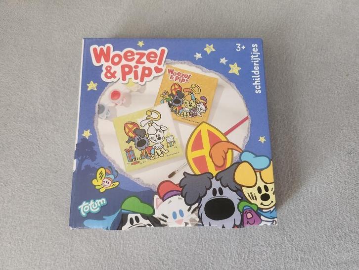 Sinterklaas schilderijtjes verven Woezel en Pip - NIEUW, Diversen, Sinterklaas, Nieuw, Ophalen of Verzenden