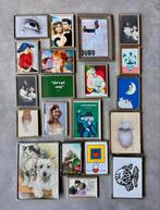Fotolijst Lijstje Jyden antiek bol glas zilverkleur vintage, Ophalen of Verzenden