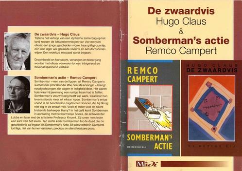 Boekje Hugo Claus & Remco Campert Zwaardvis & Sombermans', Boeken, Partijen en Verzamelingen, Gelezen, Populaire fictie, Ophalen of Verzenden