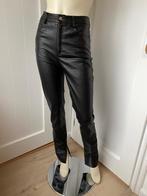 Nette kunst leren broek LOAVIES mt. S zwart met split, Zwart, Ophalen of Verzenden, Maat 36 (S), Lang