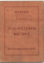 JLO MG125 Bedienungsvorschrift handleiding (3370z), Verzenden, Overige merken