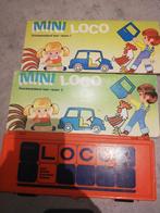 Mini loco tegeldoos met 2 boekjes, voorbereidend taal, Ophalen of Verzenden, Zo goed als nieuw, Puzzelen