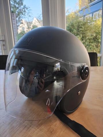 Indian Jet helm mat zwart, maat L beschikbaar voor biedingen