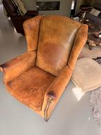 Vintage Leren Fauteuil Nico van Oorschot, Ophalen, Gebruikt, Vintage, Leer