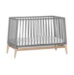 Leander Luna Ledikant 60x120 - Grijs/Eiken, nieuw in doos, Ophalen, Zo goed als nieuw, Ledikant