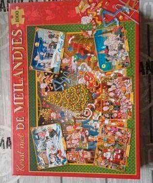 Kerst met de Meilandjes Puzzel 1000 stukjes beschikbaar voor biedingen