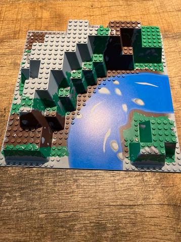 Lego Landschap Bouwplaat 3 D vintage berg rivier beschikbaar voor biedingen