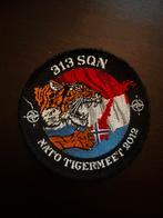 RNLAF 313 SQN nato tiger meet  patch, Verzamelen, Luchtvaart en Vliegtuigspotten, Ophalen of Verzenden, Zo goed als nieuw, Patch, Badge of Embleem