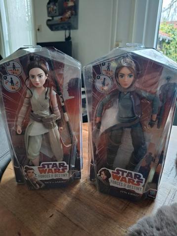 Star Wars Forces of Destiny Poppen - Rey & Jyn Erso beschikbaar voor biedingen