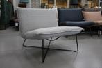 Luxe fauteuil EARL Jess Design stof grijs indoor & outdoor, 75 tot 100 cm, Metaal, Zo goed als nieuw, Ophalen