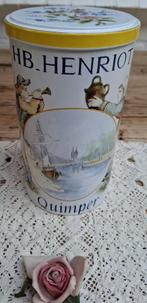 Frans HB Henriot Quimper blik met zeilschip en klederdracht, Verzamelen, Blikken, Ophalen of Verzenden, Gebruikt, Overige, Overige merken