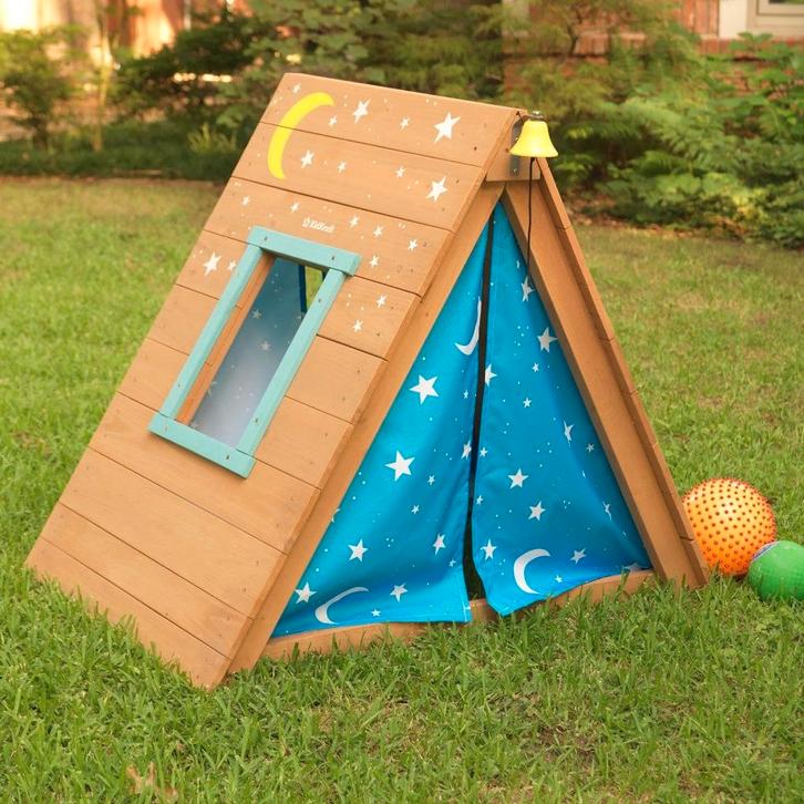 Kidkraft Hideaway Klimmer en Speeltent, Kinderen en Baby's, Speelgoed | Buiten | Speelhuisjes, Nieuw, Hout, Ophalen of Verzenden