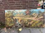 Hanggeschilderd indonesisch schilderij, Antiek en Kunst, Kunst | Schilderijen | Klassiek, Ophalen