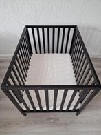 Prenatal Box Sana Zwart + Prenatal Ledikant Compleet Set, Ophalen, Zo goed als nieuw